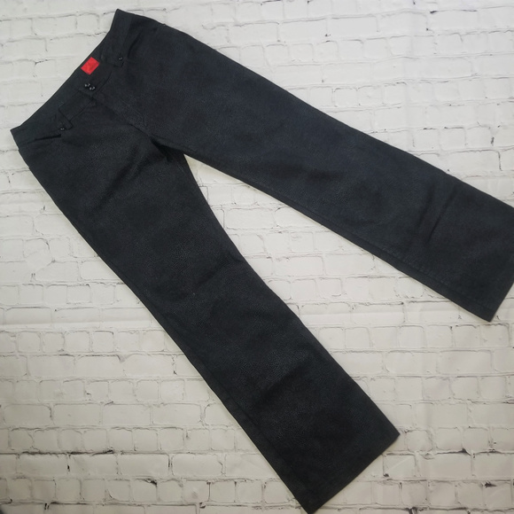 V Christina Black Reptile Print High Waist Flare - Picture 2 of 8